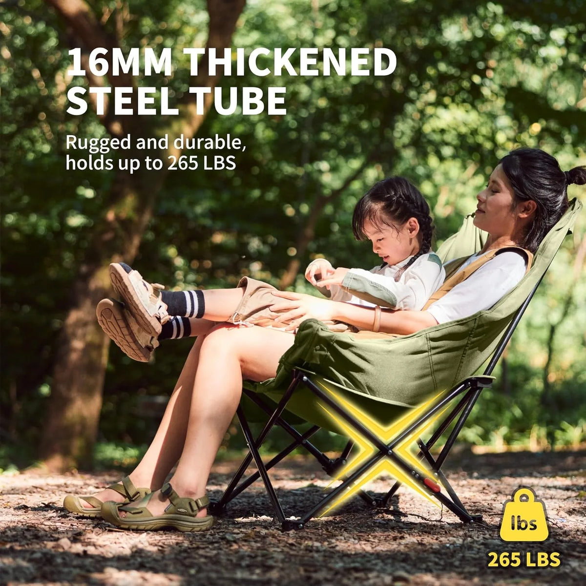 Naturehike Moon Chair Portable Folding Camping Lounge Chair