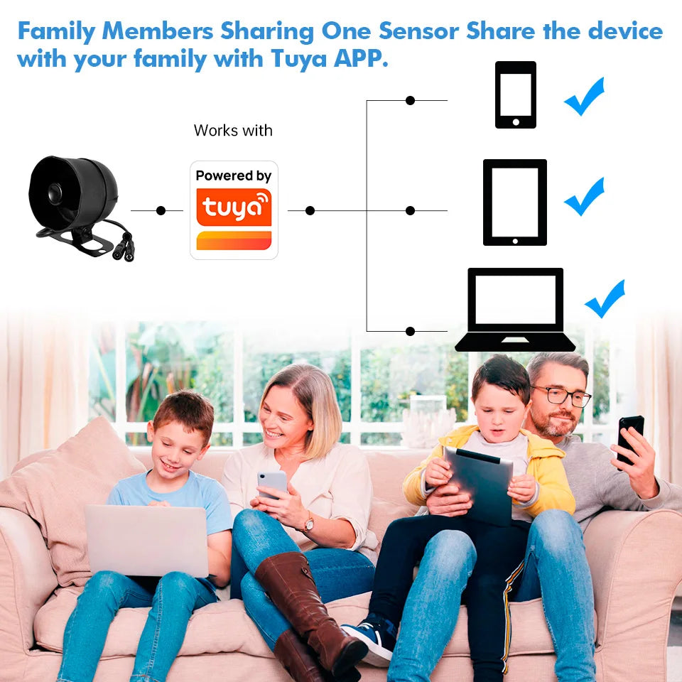 KERUI Smart WiFi Home Security Alarm System Kit With Sensors