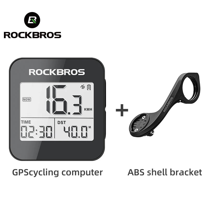 ROCKBROS Wireless GPS Bike Computer Speedometer Waterproof Cycling Odometer