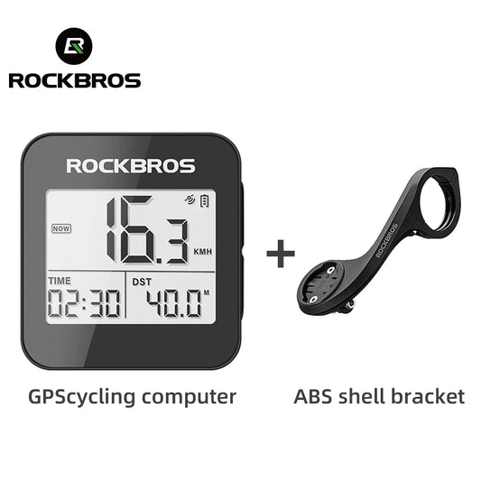 ROCKBROS Wireless GPS Bike Computer Speedometer Waterproof Cycling Odometer