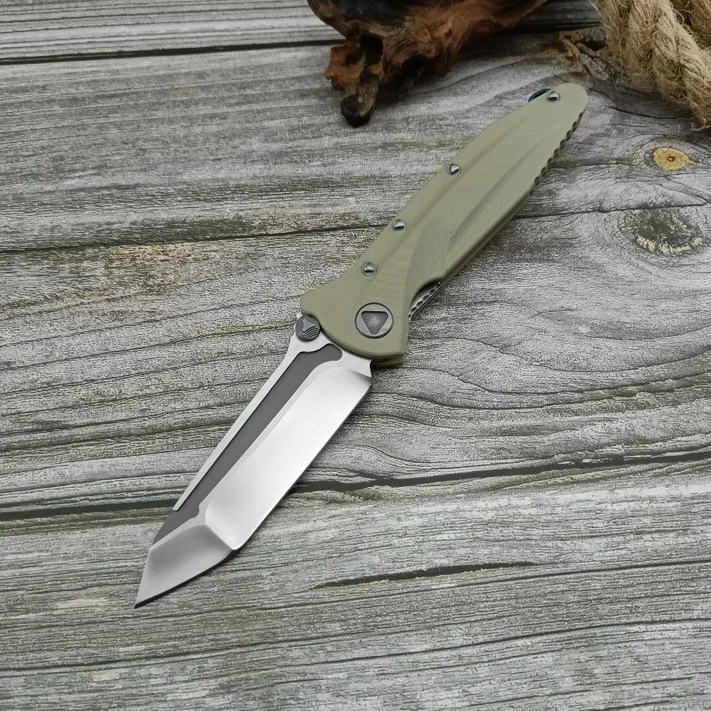DIY Folding Knife D2 Blade G10 Handle Outdoor Camping Multitool