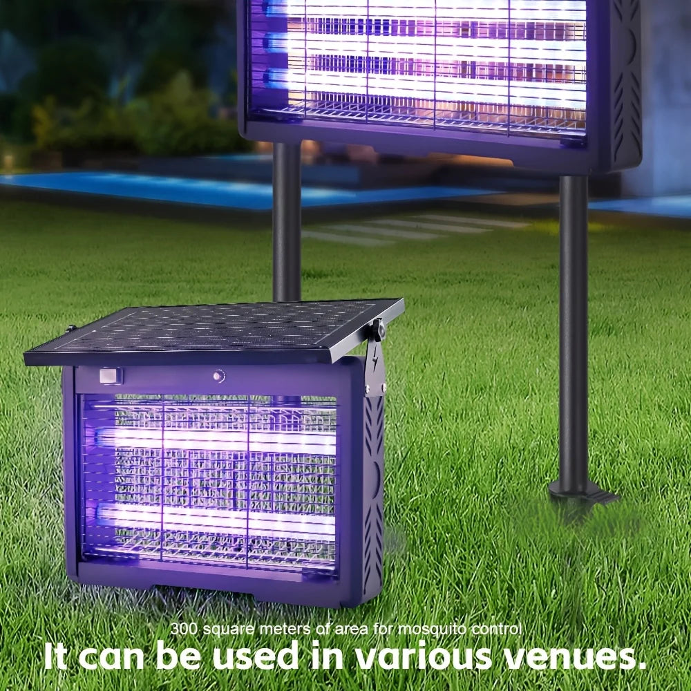 Outdoor Solar Mosquito Repellent Lamp and Insect Killer Device