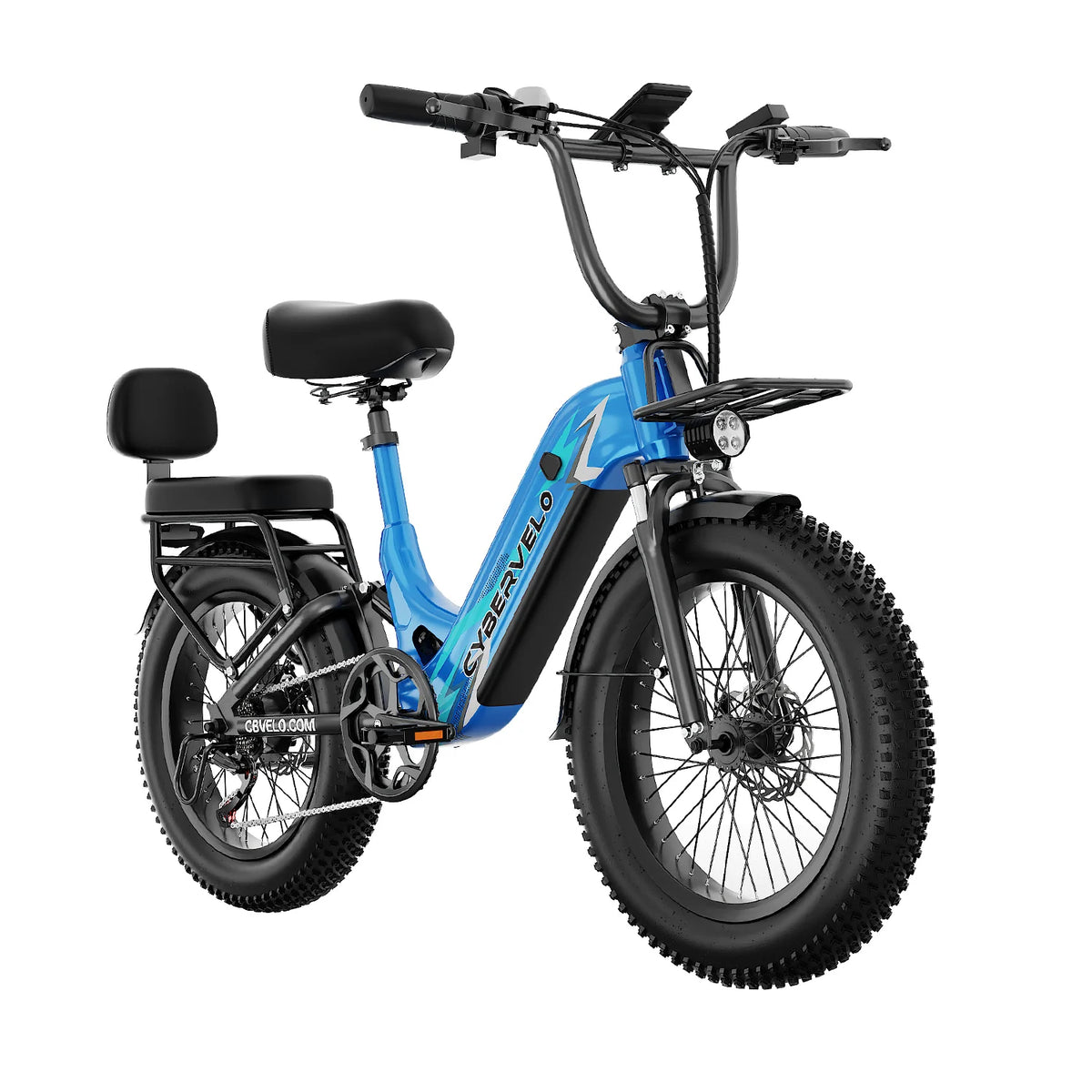 Cybervelo 1500W 7 Speed Step Thru Electric Bike 20Ah Battery