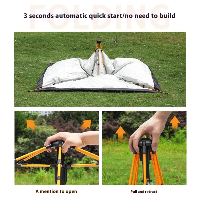 Pakicetus Automatic Quick Opening Camping Tent for Outdoor Travel