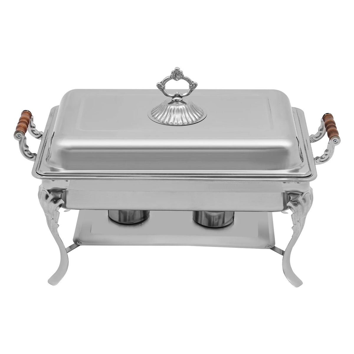 Bymaocar Stainless Steel Chafing Dish With Adjustable Alcohol Burner Warmer