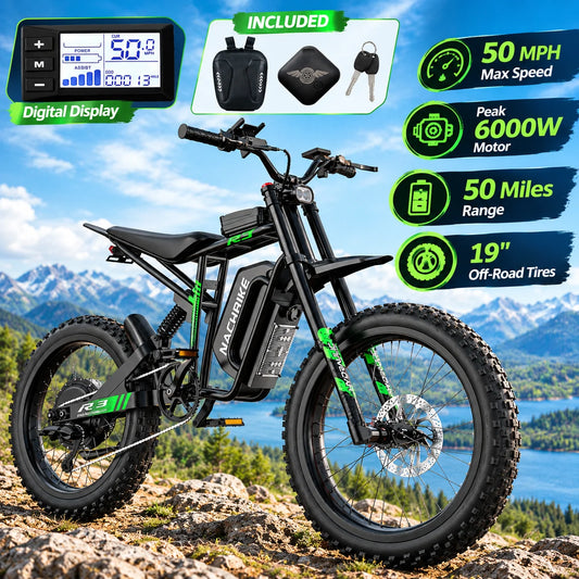 NACHBIKE R3 Electric Dirt Bike With Dual Hydraulic Brakes