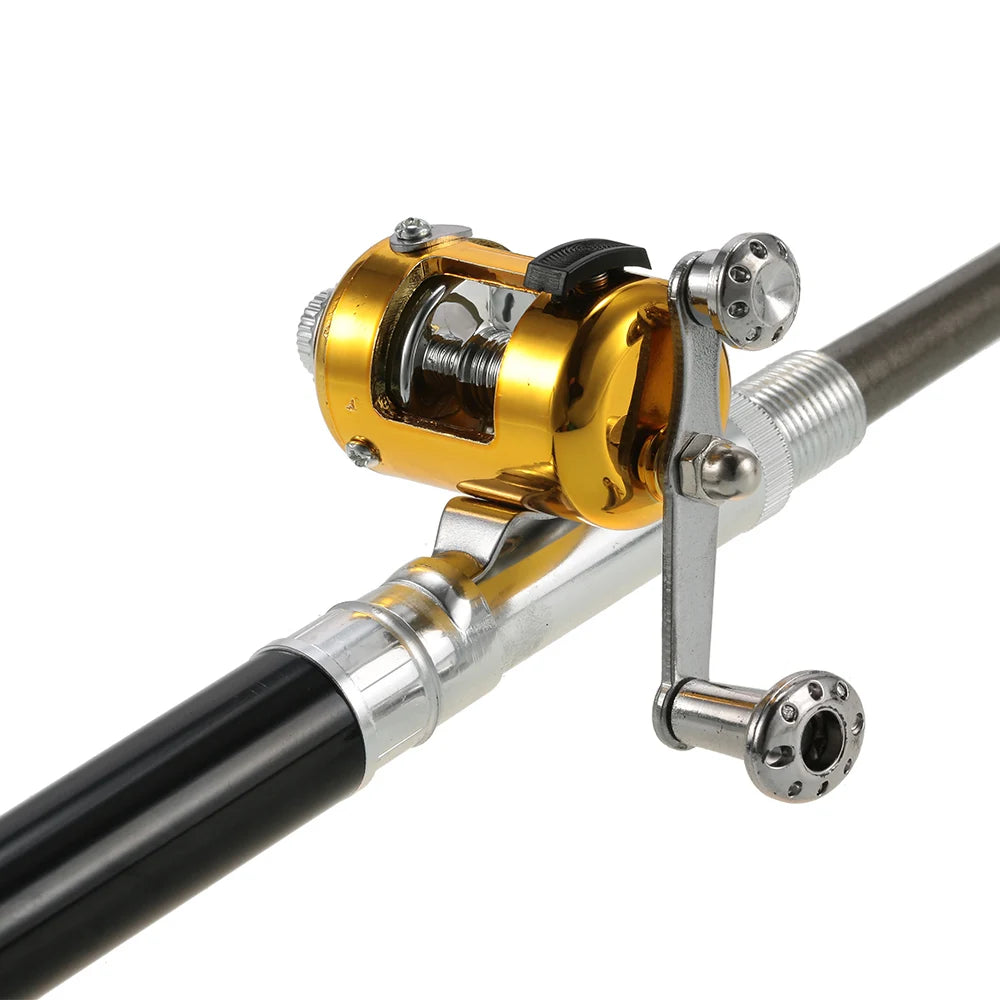 Portable Telescopic Pen Fishing Rod Set With Reel Line Lures