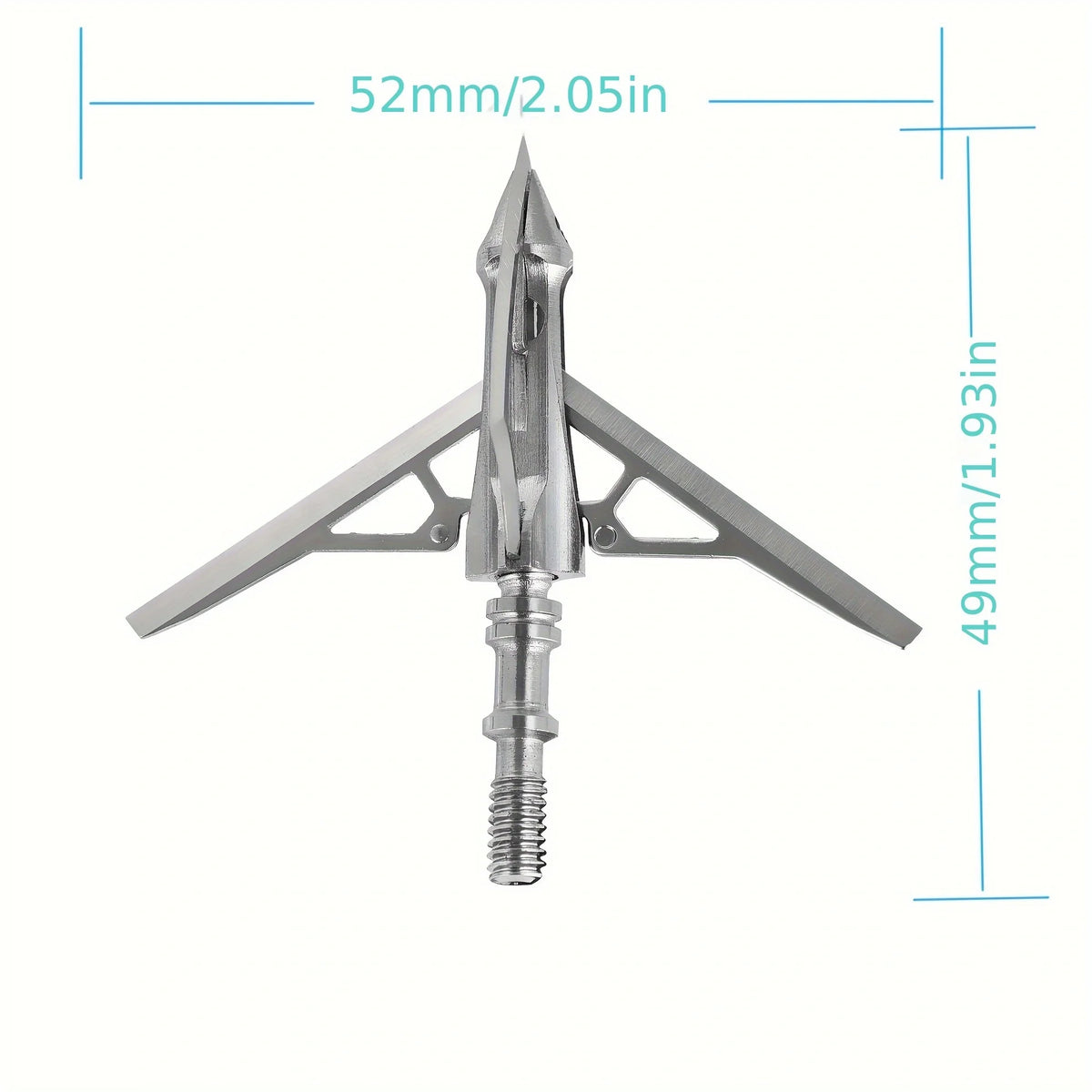 Broadhead Hunting Arrow Tips Fixed And Mechanical Blades Six Piece