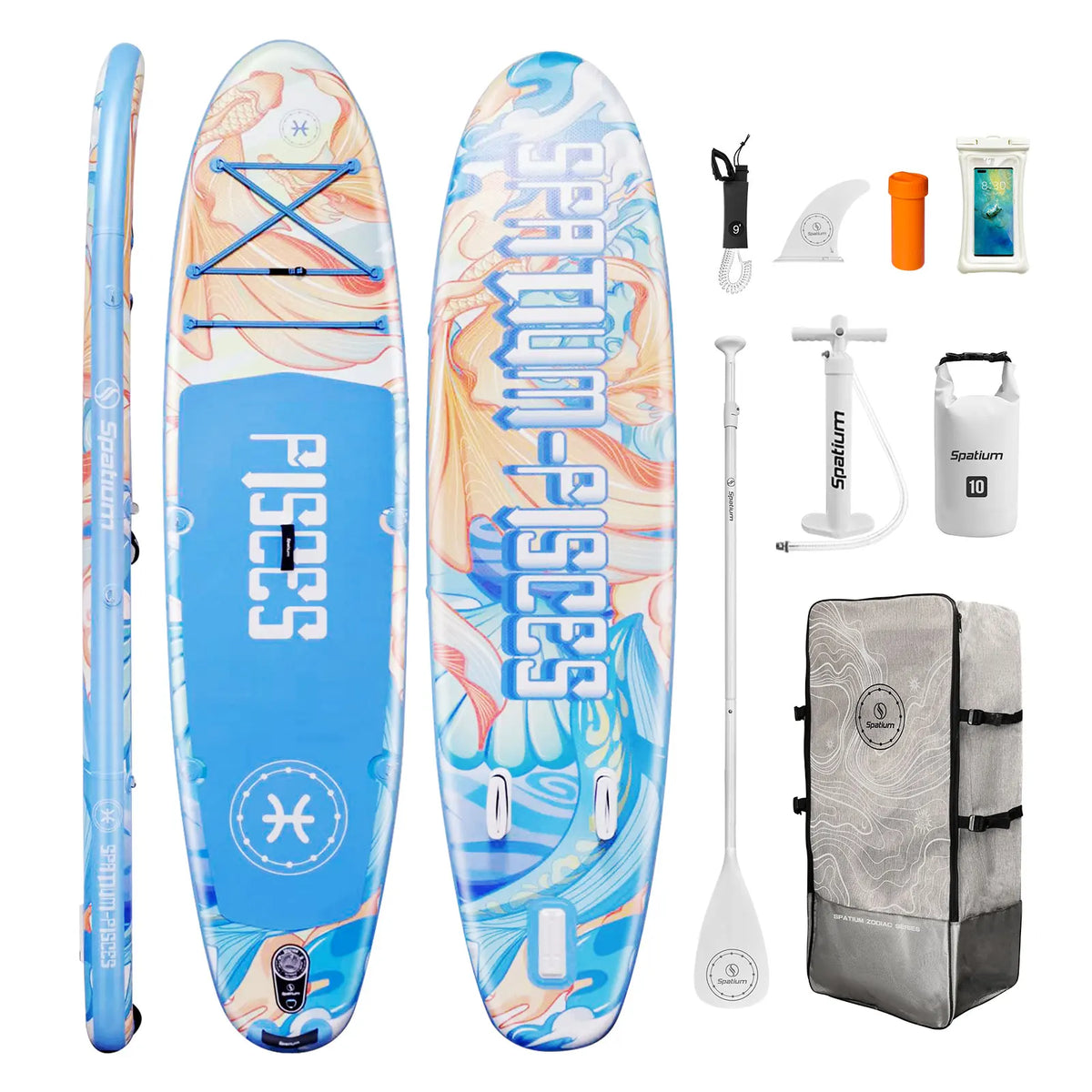 Spatium Touring Inflatable Stand Up Paddle Board For Adults
