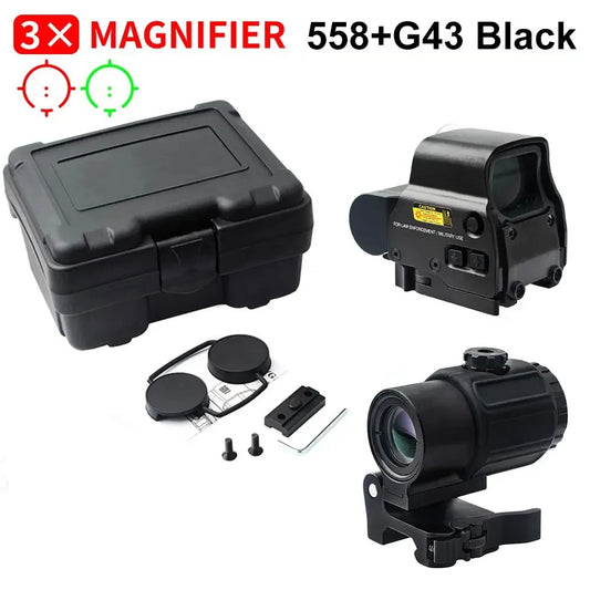 Bestsight Model 558 Holographic Collimator Sight With Quick Detach Lever