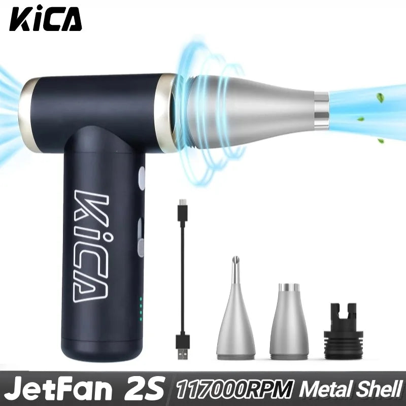 KiCA JetFan 2S Portable Air Blower Rechargeable Outdoor Fan