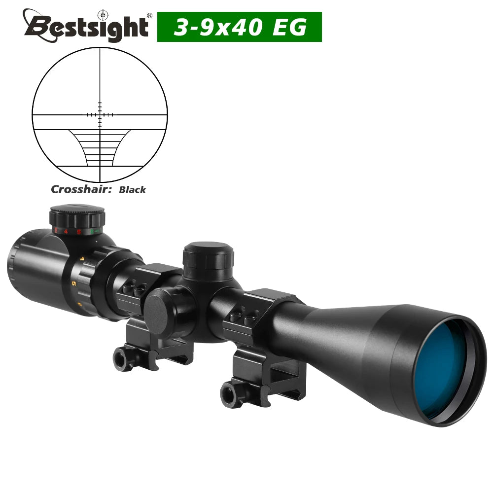 Illuminated Hunting Rifle Scope Mil Dot Reticle By Nabila