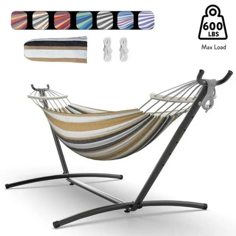 Gyroor Heavy Duty Adjustable Stand Hammock For Outdoor Relaxation