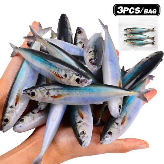 Soft Lures And Quick Snap Swivels For Freshwater And Saltwater