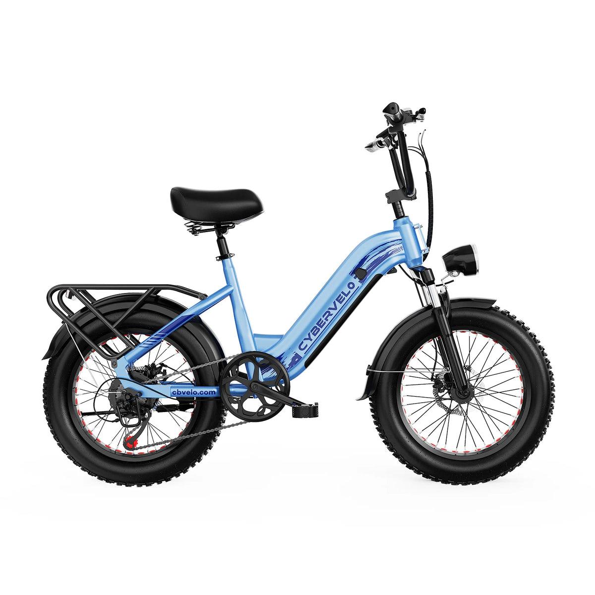 Cybervelo 1500W 7 Speed Step Thru Electric Bike 20Ah Battery