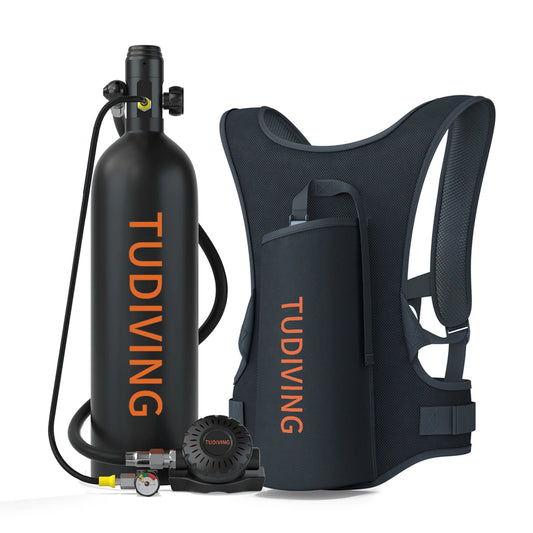 TUDIVING Portable Scuba Tank For 45 Minutes Underwater Diving
