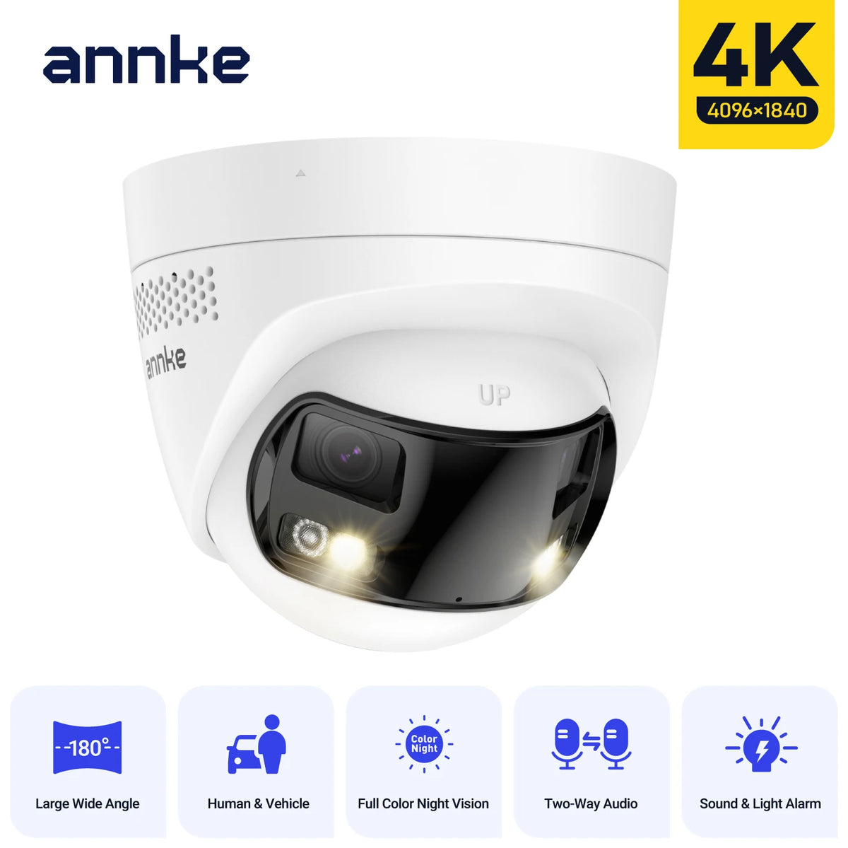 ANNKE FCD800 8MP 180 Degree Panoramic Outdoor PoE Security Camera