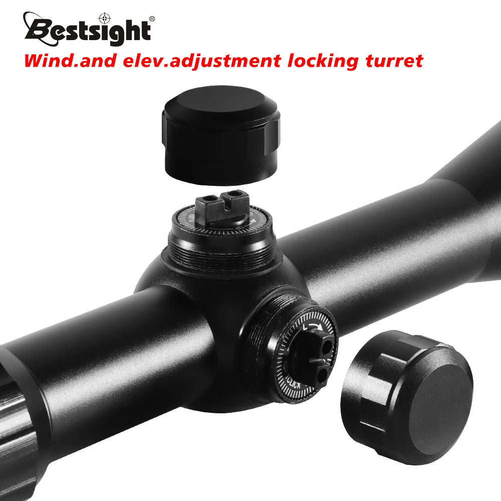 Illuminated Hunting Rifle Scope Mil Dot Reticle By Nabila