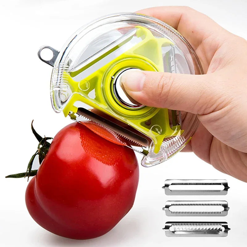Multi Function 3 In 1 Kitchen Vegetable Peeler Slicer Grater