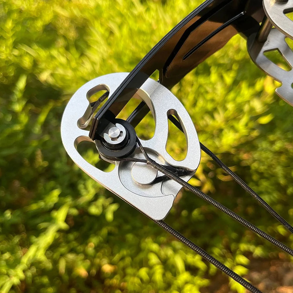 Adjustable Steel Compound Bow With Carbon Fiber Grip