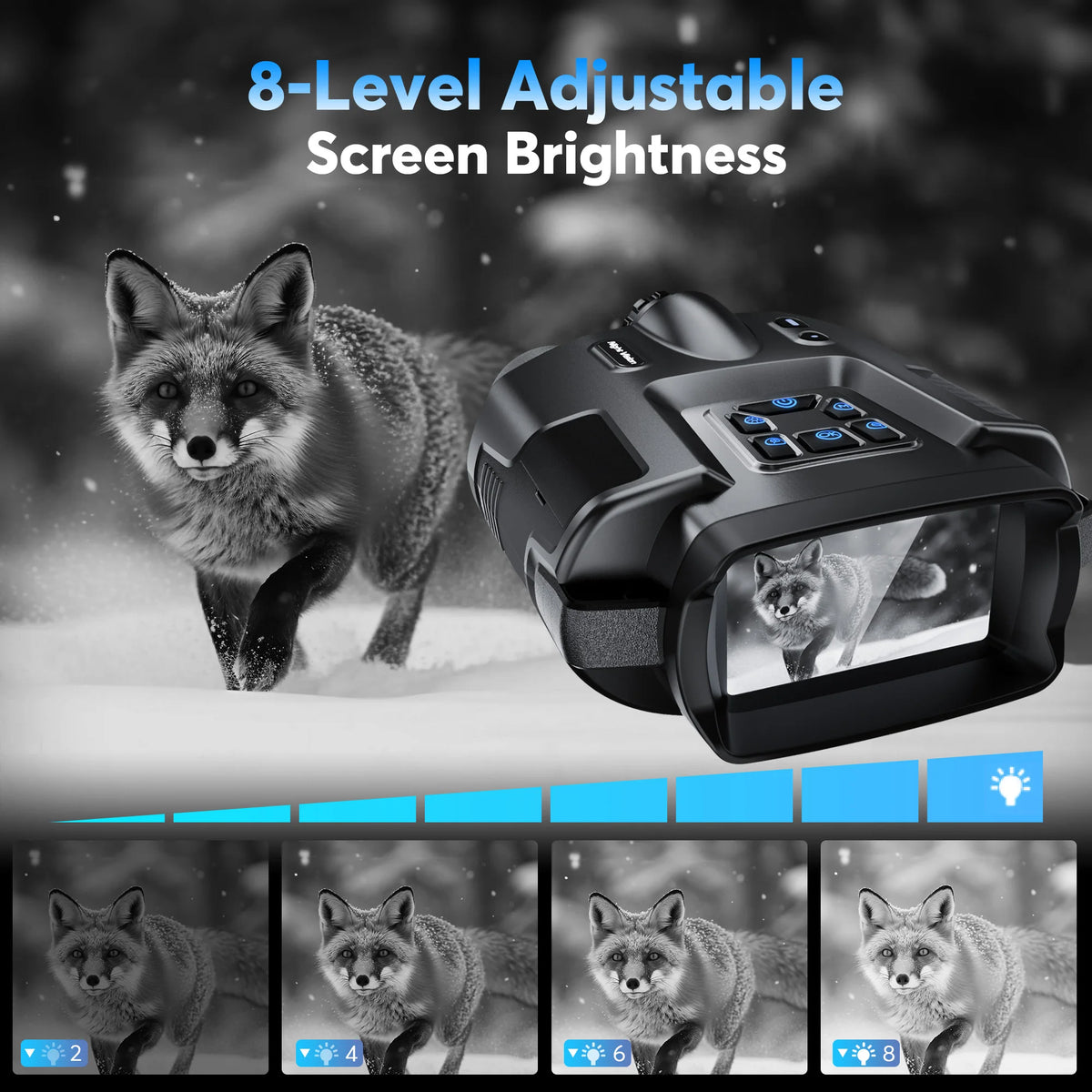 DIYIMIN 8X Digital Night Vision Binoculars For Outdoor Observation
