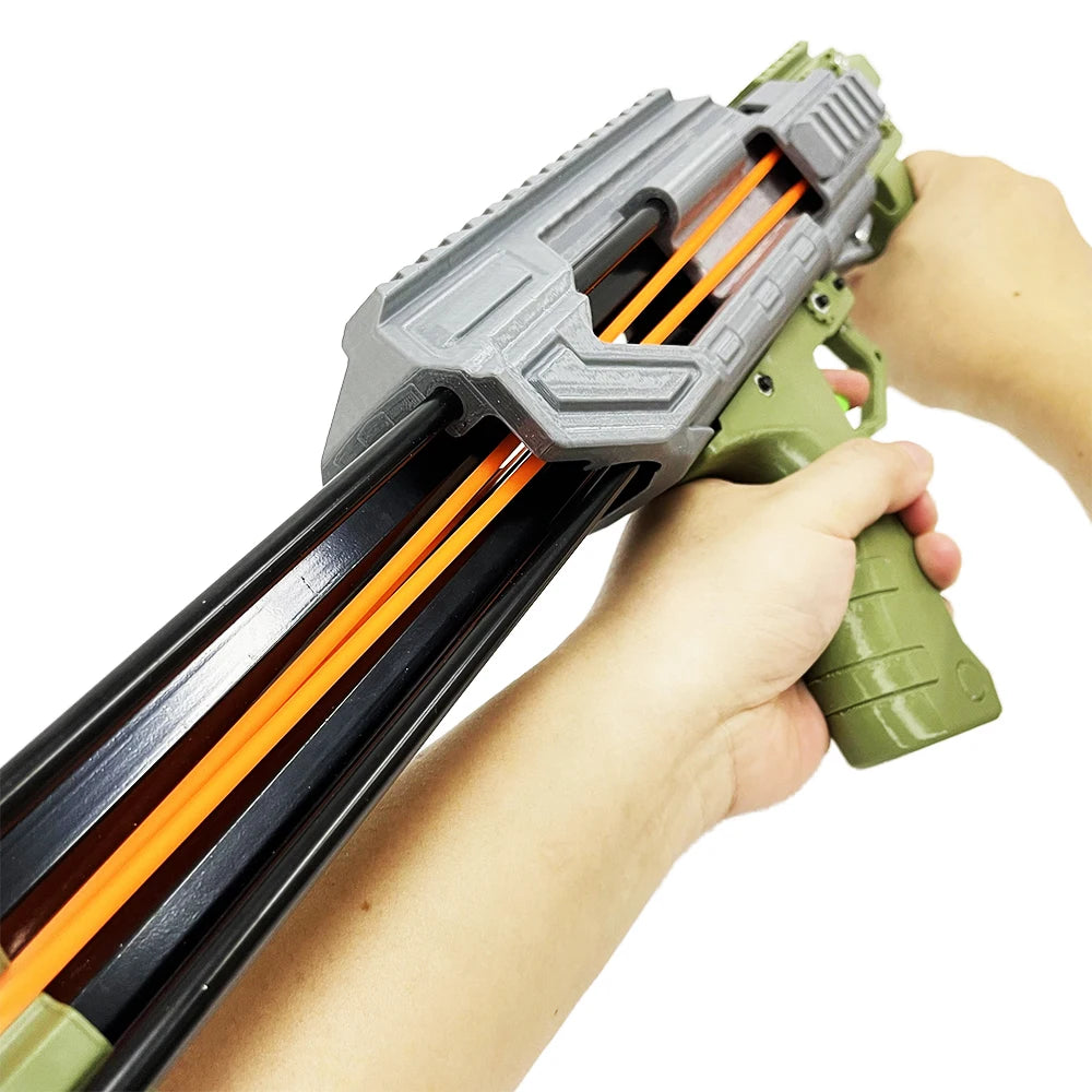 Automatic Slingshot With Continuous Launch For Arrow Hunting And Outdoors