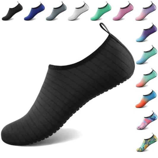Quick Dry Water Shoes Featuring Secure Grip Aqua Socks