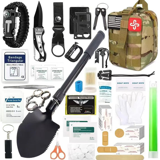 Portable Nylon Car Emergency First Aid Kit Backpack