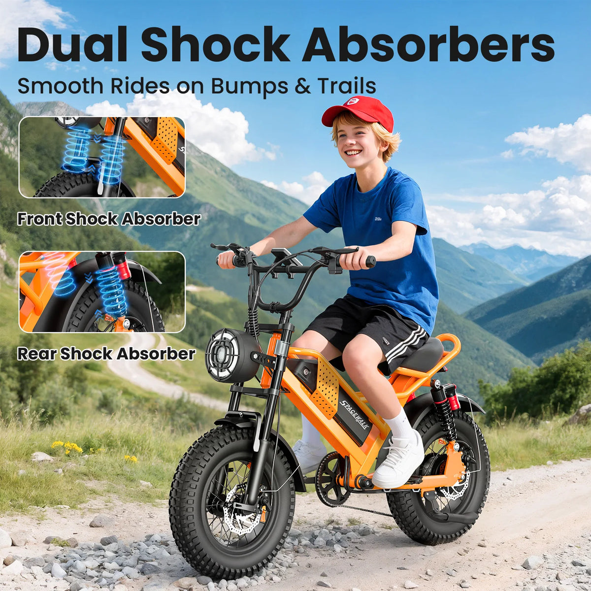 EILLEO SPACEWALK 1500W All Terrain Fat Tire Electric Bike