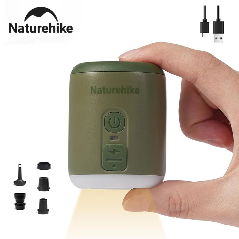 Naturehike Portable Rechargeable Air Pump For Camping And Travel