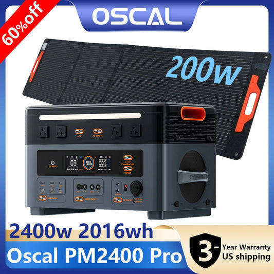 OSCAL Portable Power Station With LiFePO4 Battery And UPS Backup