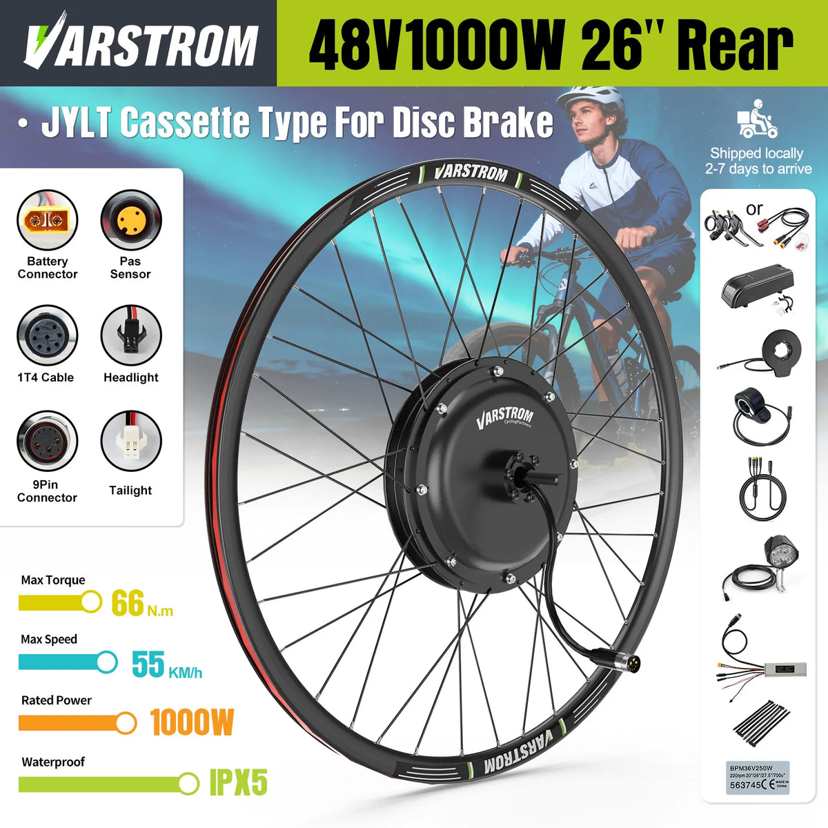 BAFANG Brushless Rear Hub Motor Cassette Drive for Electric Bicycle