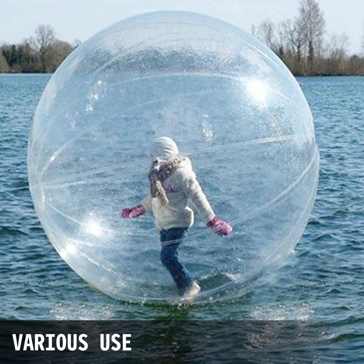 SucceBuy Inflatable Water Walking Ball With Air Pump