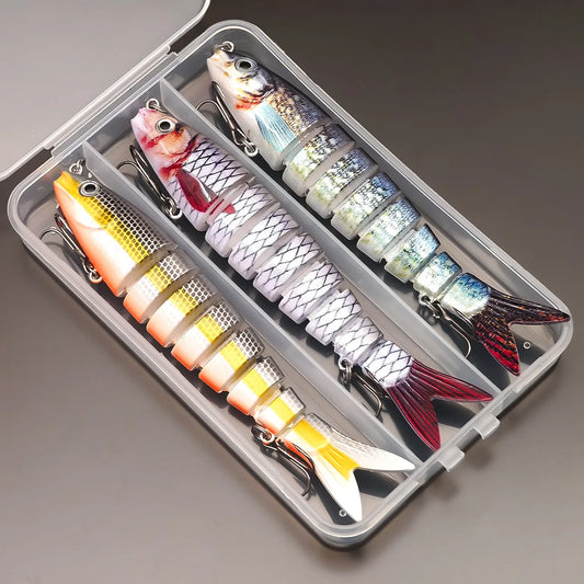 ANFS Multi Jointed Swimbait Fishing Lures For Freshwater And Saltwater