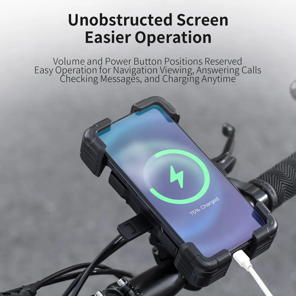 TOSUOD Automatic Locking Bike Handlebar Phone Mount