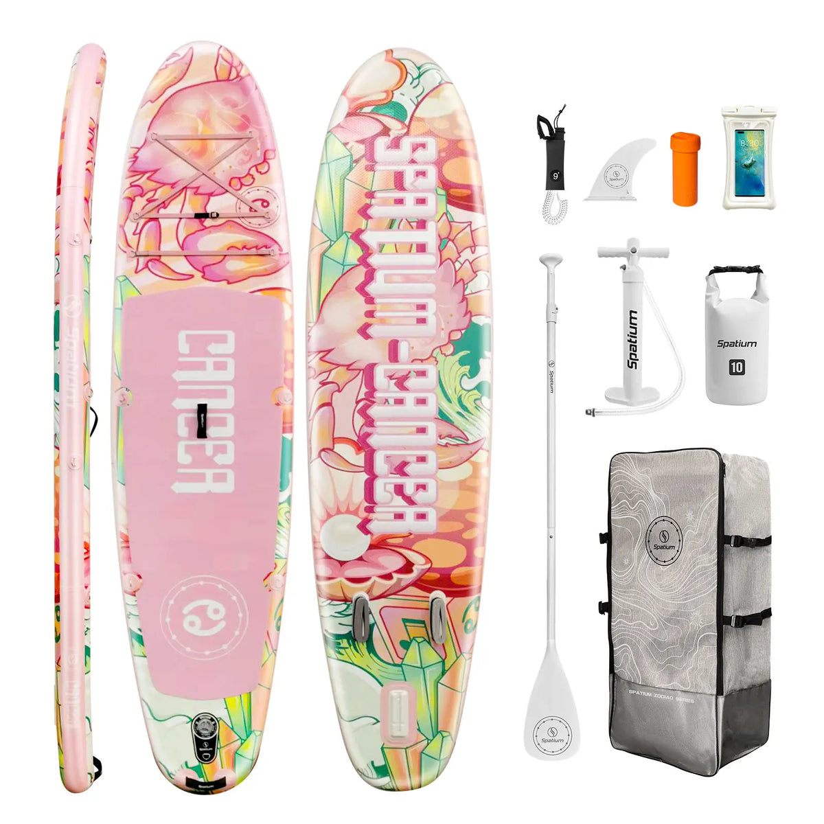 Spatium Touring Inflatable Stand Up Paddle Board For Adults