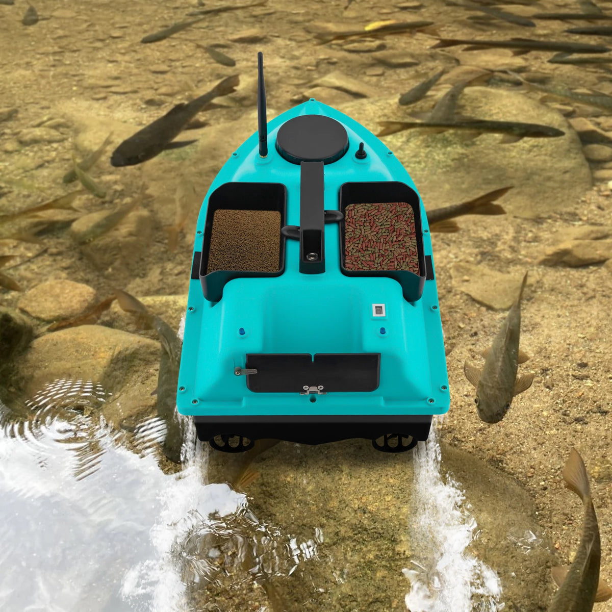 Dual Motor Fishing Bait Boat With GPS Remote Control