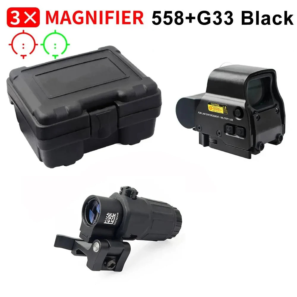 Bestsight Model 558 Holographic Collimator Sight With Quick Detach Lever