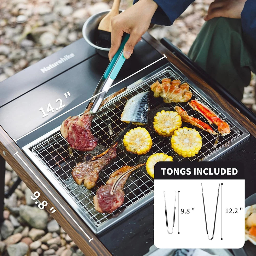 Naturehike Portable Folding Camping Charcoal Grill for Outdoor Cooking