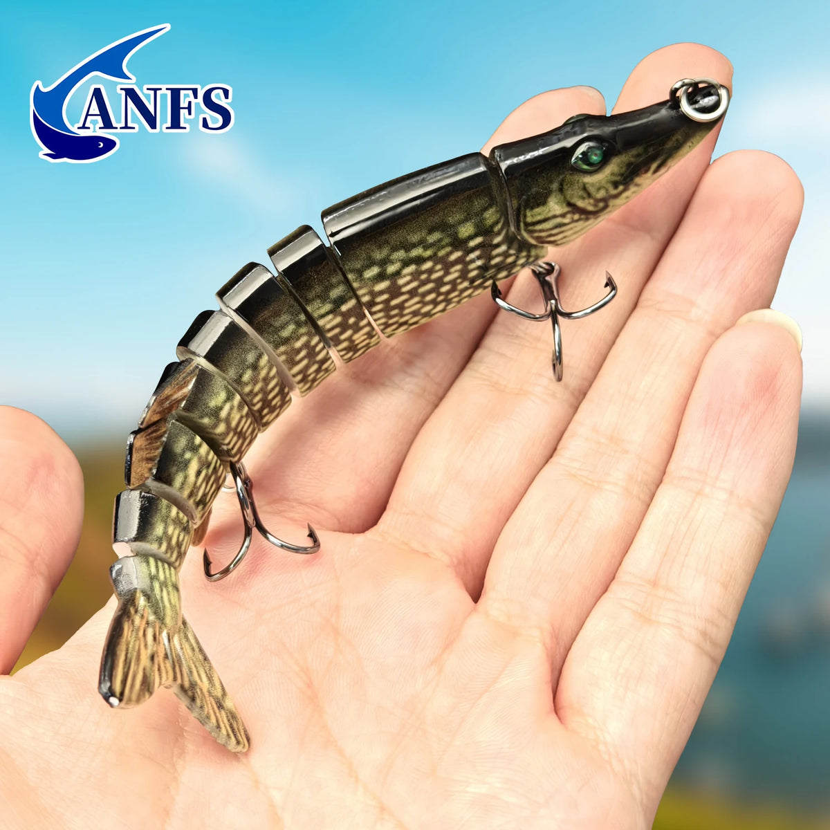 ANFS Multi Jointed Swimbait Fishing Lures For Freshwater And Saltwater