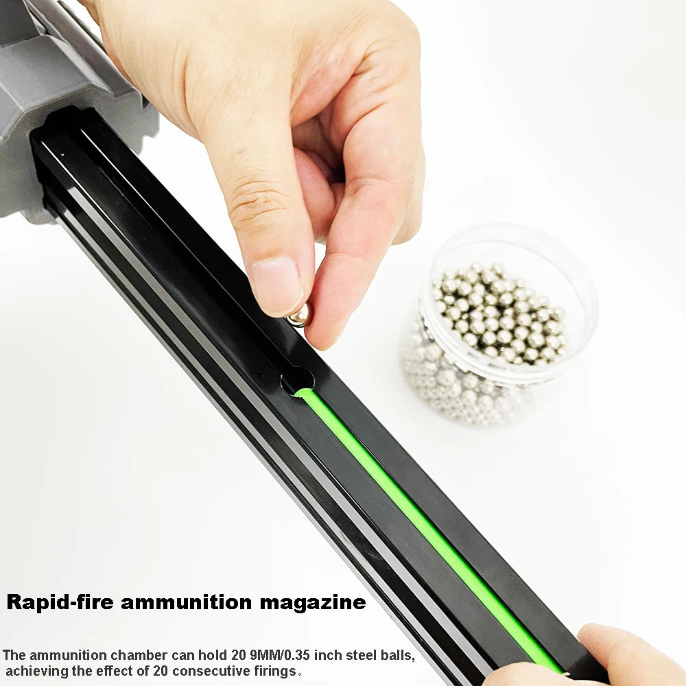 Automatic Slingshot With Continuous Launch For Arrow Hunting And Outdoors